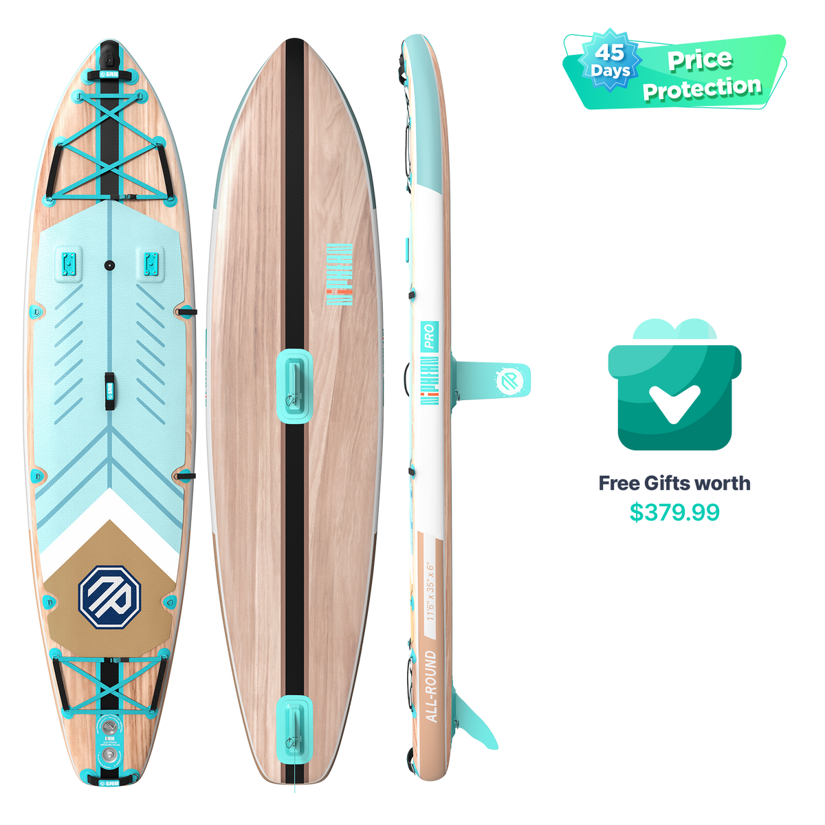 Niphean Pro 11'6" Inflatable Stand Up Paddle Board