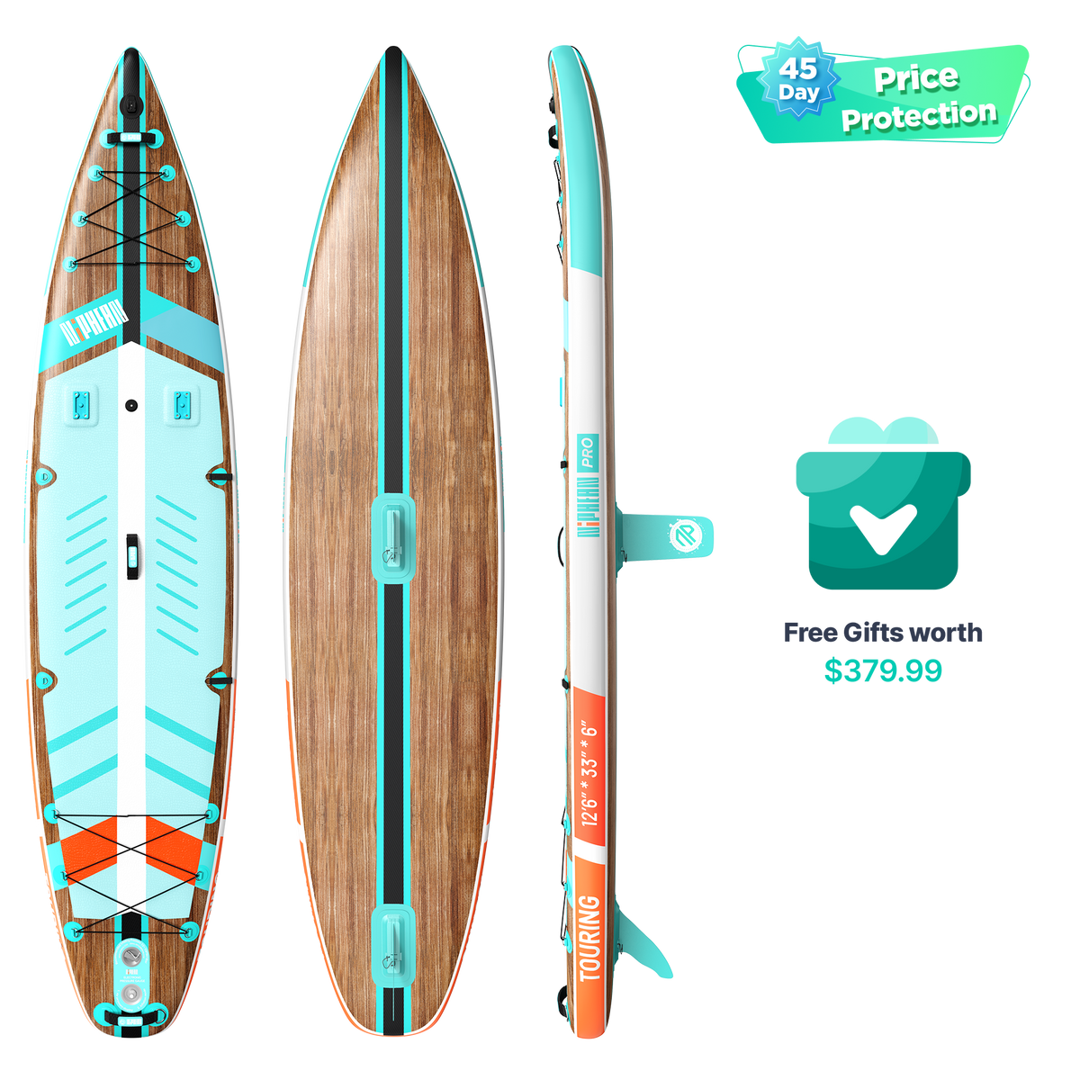 Niphean Pro 12'6" Inflatable Stand Up Paddle Board