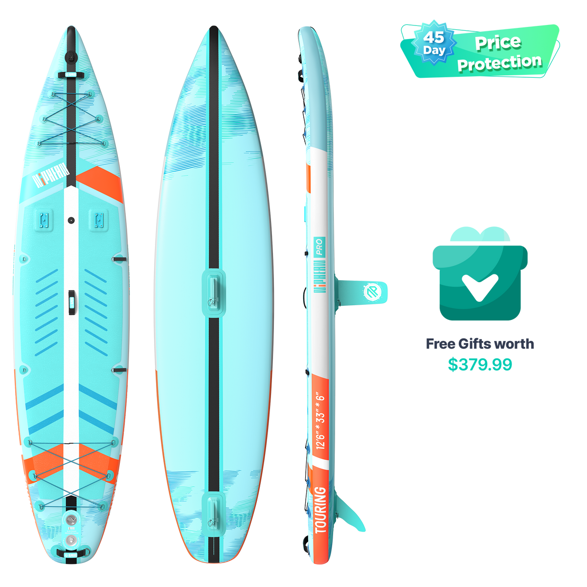 Niphean Pro 12'6" Inflatable Stand Up Paddle Board