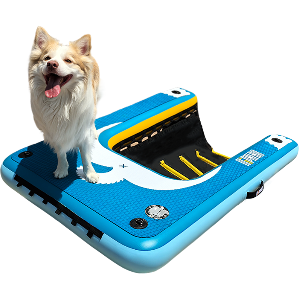 Niphean Inflatable Dog Boat Ramp