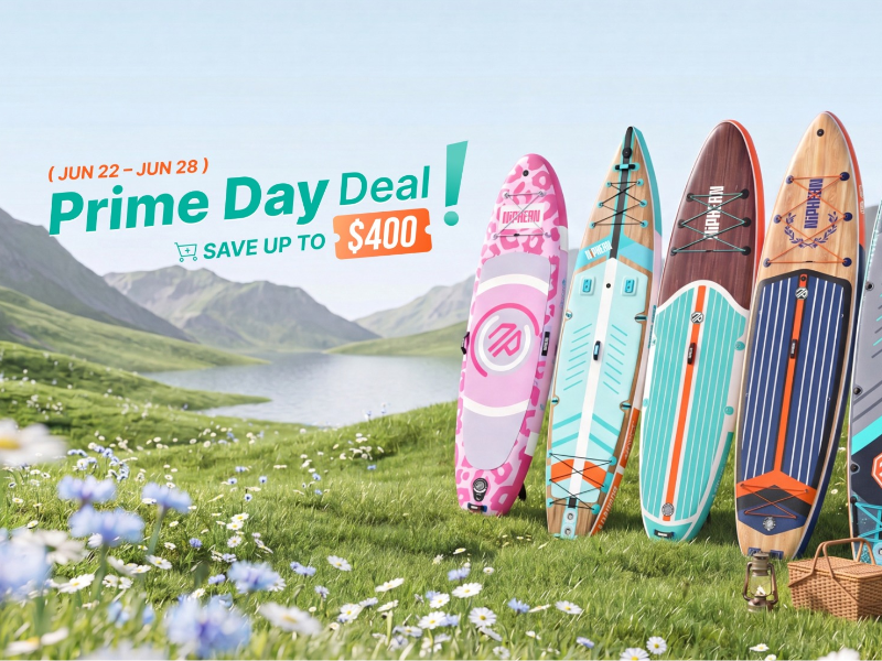 Prime Summer Launch Is Live — Free Electric Pump with Every Pro Paddle Board