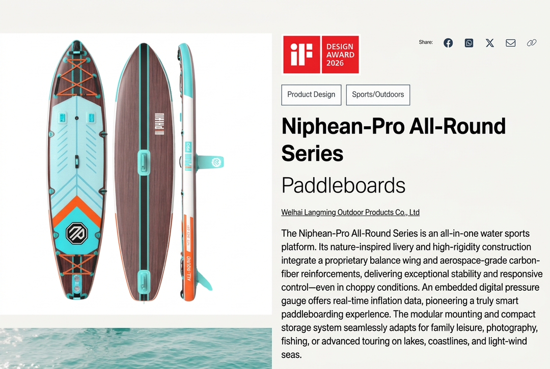 Niphean PRO Series Wins the iF Design Award