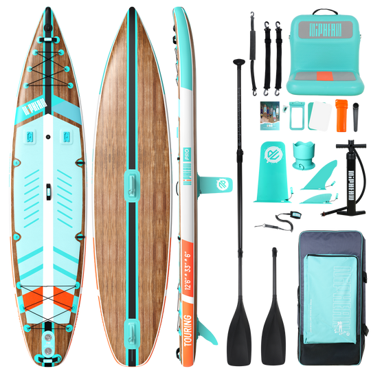 Niphean Pro Touring 12'6" Inflatable Stand Up Paddle Board Set
