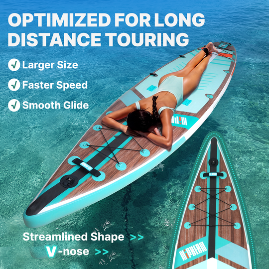 Niphean Pro Touring 12'6" Inflatable Stand Up Paddle Board Set