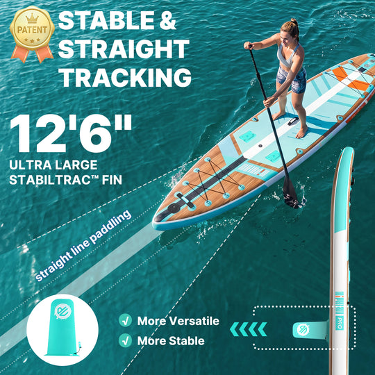 Niphean Pro Touring 12'6" Inflatable Stand Up Paddle Board Set