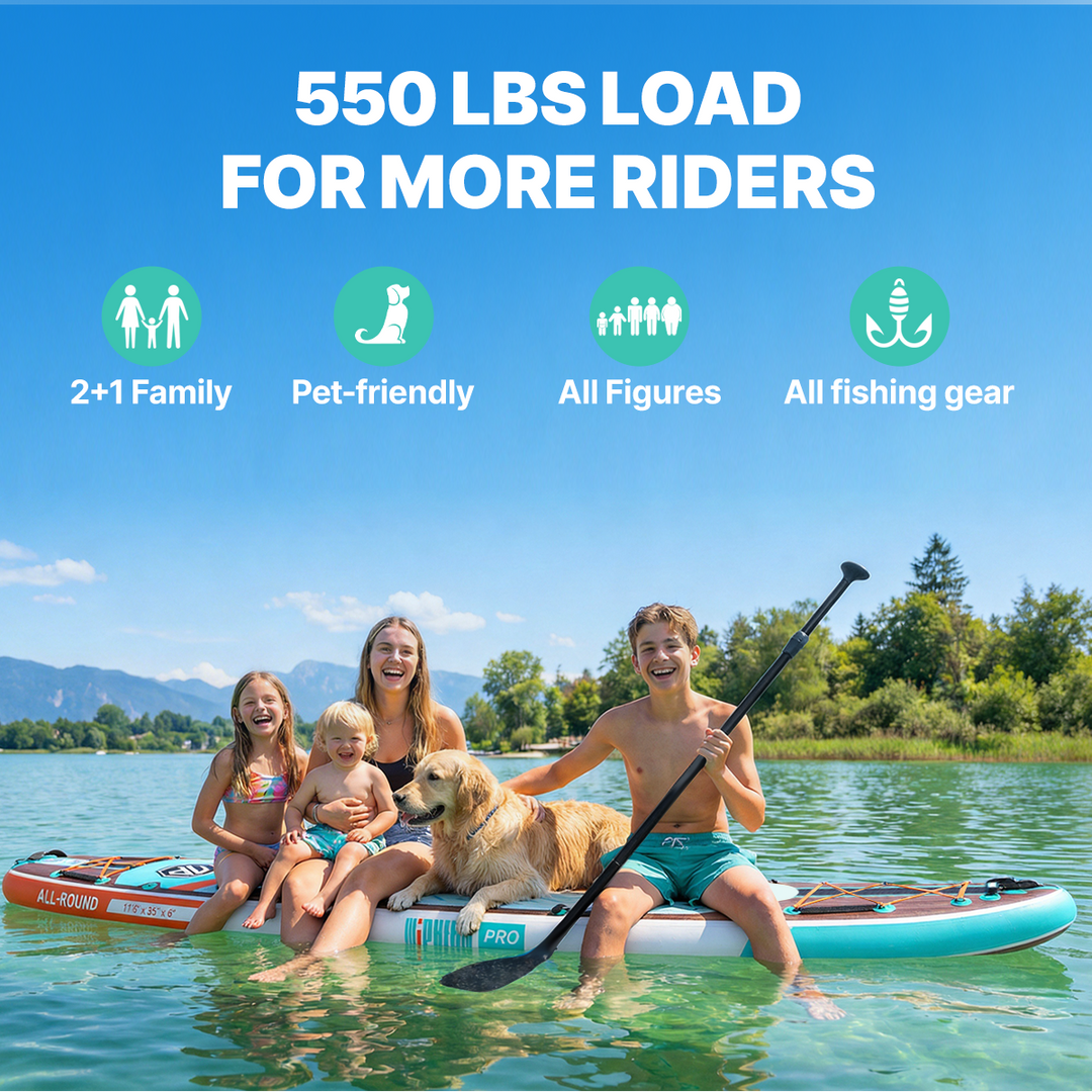 Niphean Pro All-Round 11'6" Inflatable Stand Up Paddle Board Set