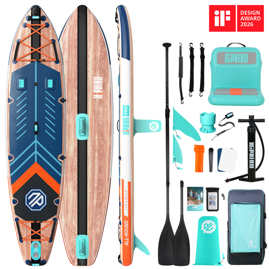 Niphean Pro All-Round 11'6" Inflatable Stand Up Paddle Board Set