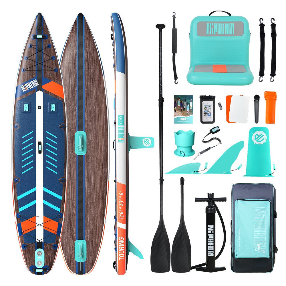Niphean Pro Touring 12'6" Inflatable Stand Up Paddle Board Set