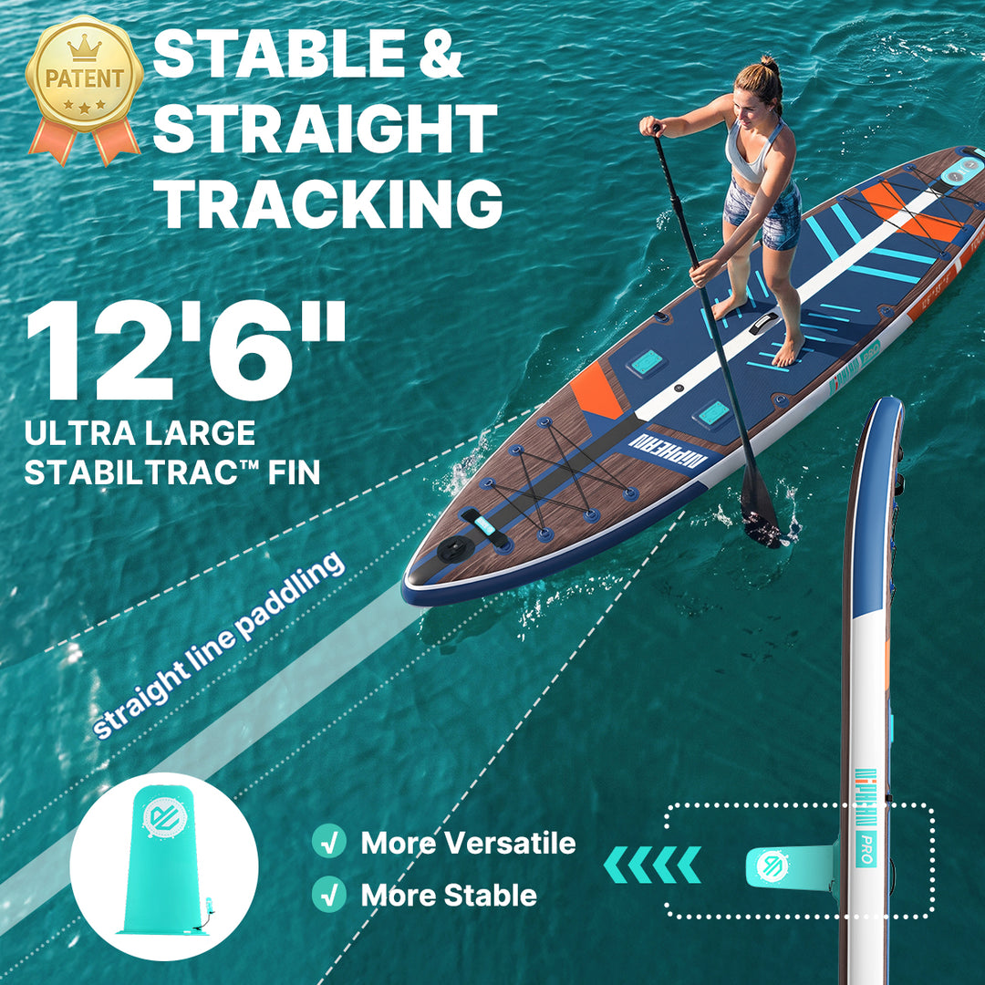 Niphean Pro Touring 12'6" Inflatable Stand Up Paddle Board Set