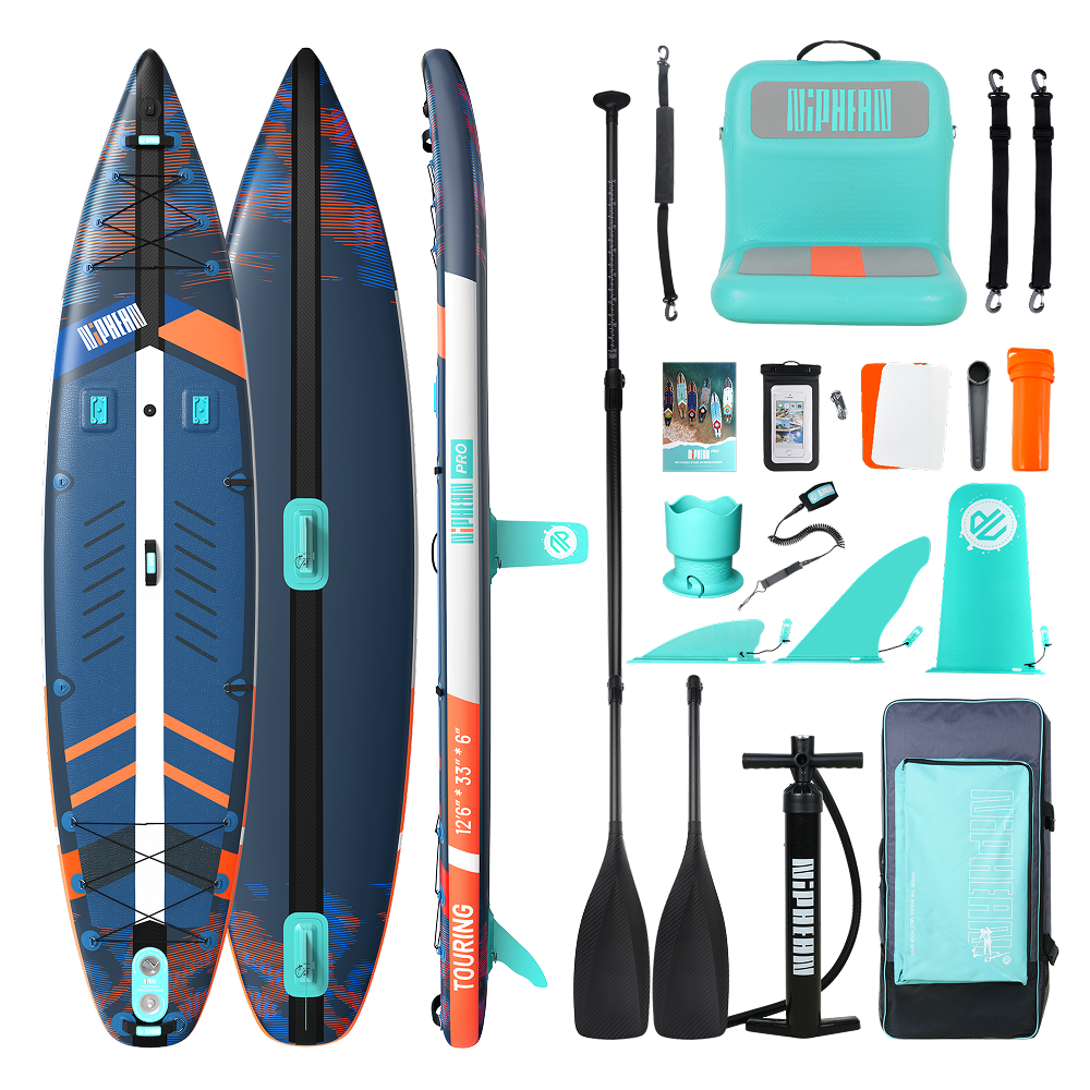 Niphean Pro Touring 12'6" Inflatable Stand Up Paddle Board Set