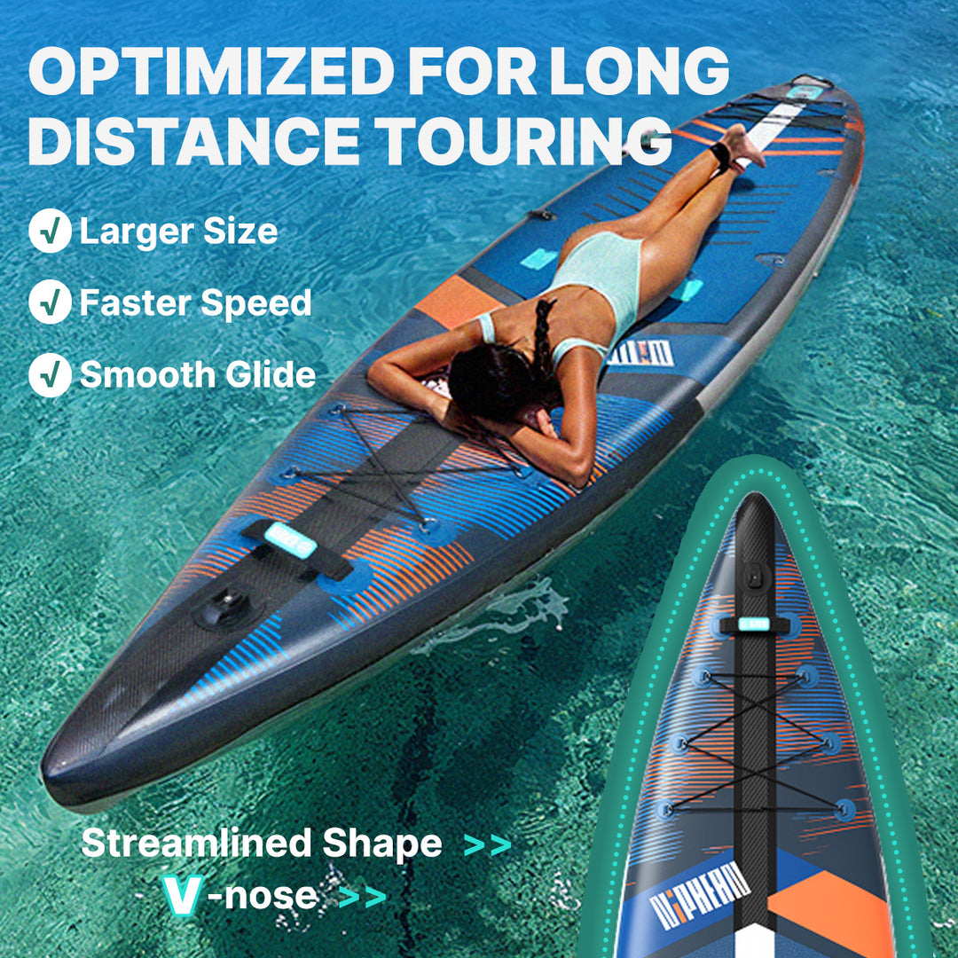 Niphean Pro Touring 12'6" Inflatable Stand Up Paddle Board Set