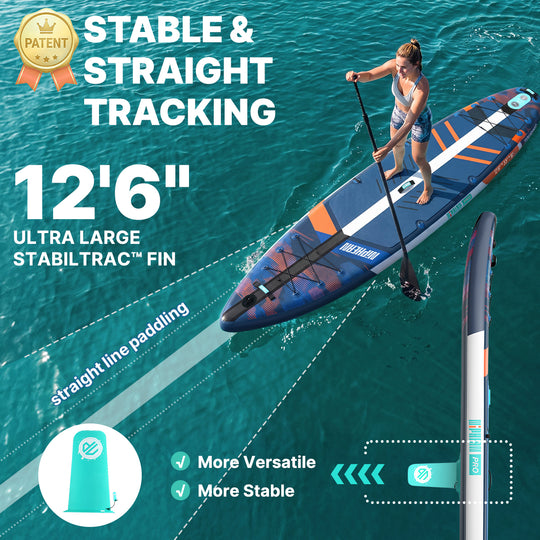 Niphean Pro Touring 12'6" Inflatable Stand Up Paddle Board Set