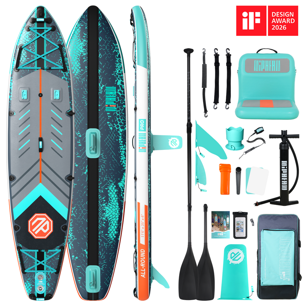 Niphean Pro All-Round 11'6" Inflatable Stand Up Paddle Board Set