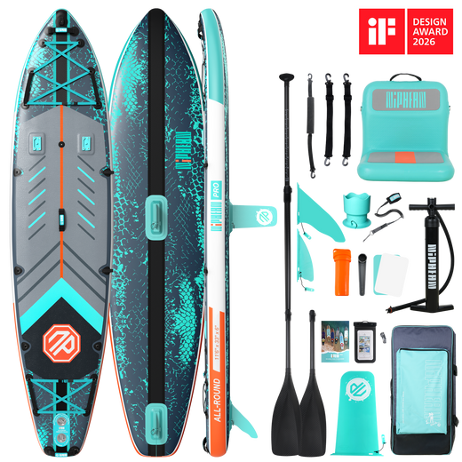 Niphean Pro All-Round 11'6" Inflatable Stand Up Paddle Board Set