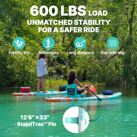 Niphean Pro Touring 12'6" Inflatable Stand Up Paddle Board Set