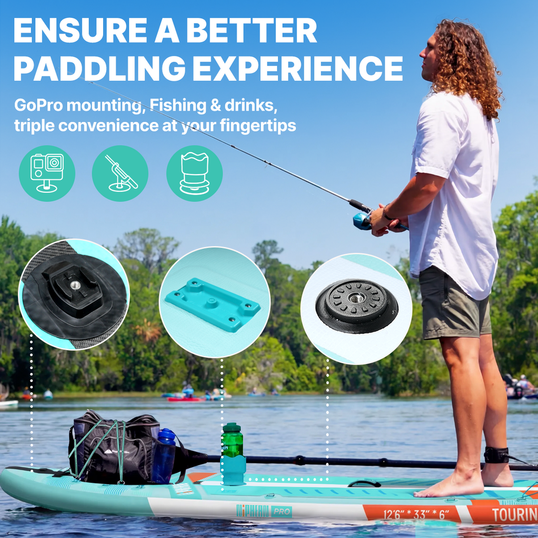 Niphean Pro Touring 12'6" Inflatable Stand Up Paddle Board Set