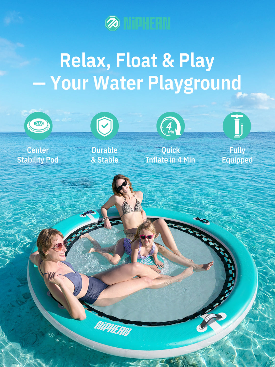 Niphean Inflatable Water Hammock