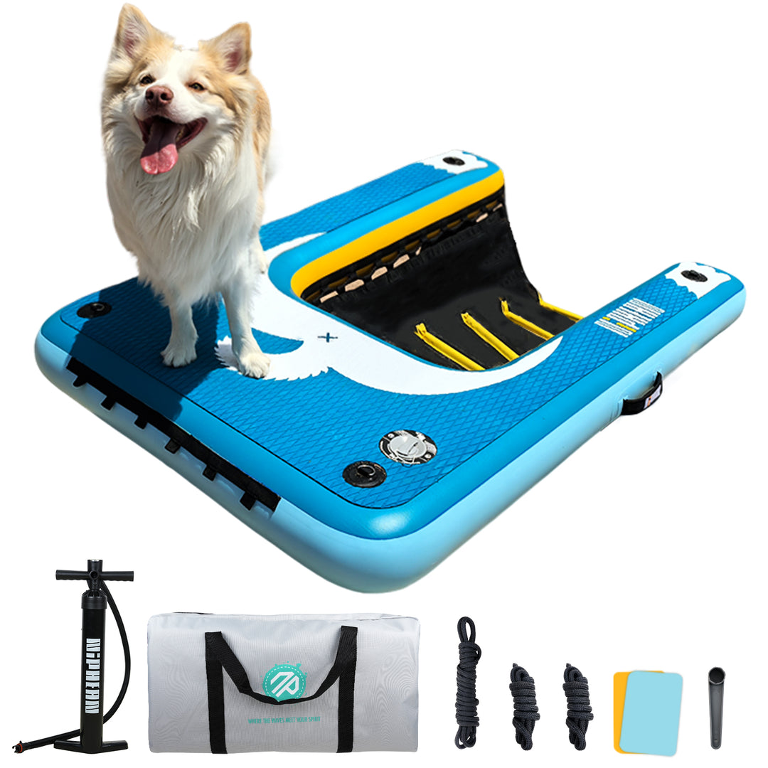 Niphean Inflatable Dog Boat Ramp
