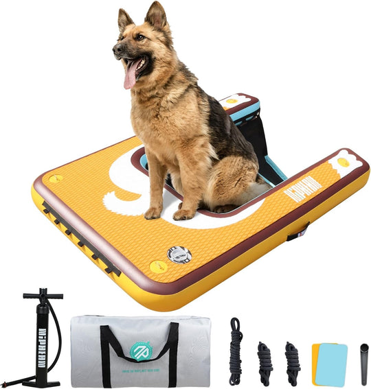 Niphean Inflatable Dog Boat Ramp