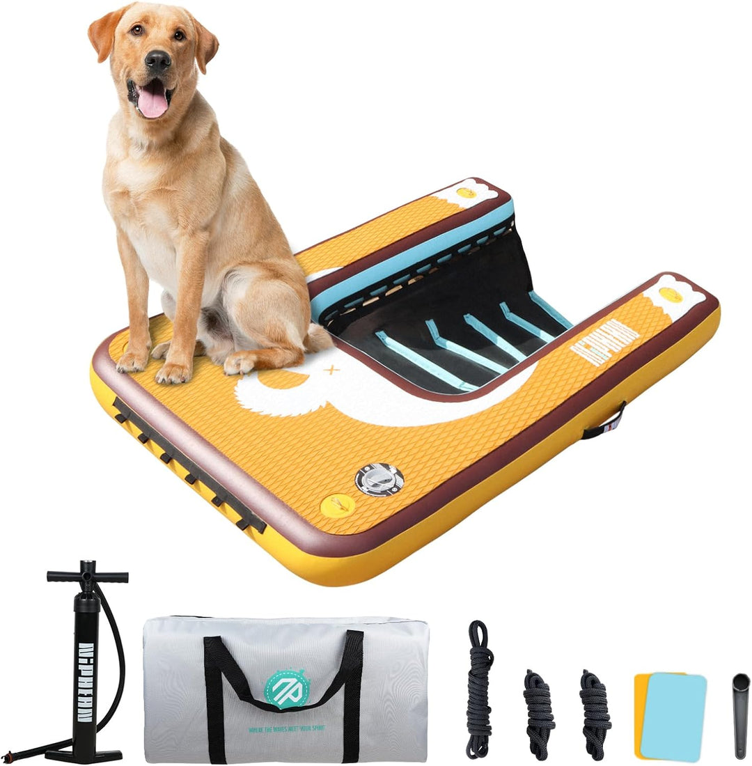 Niphean Inflatable Dog Boat Ramp