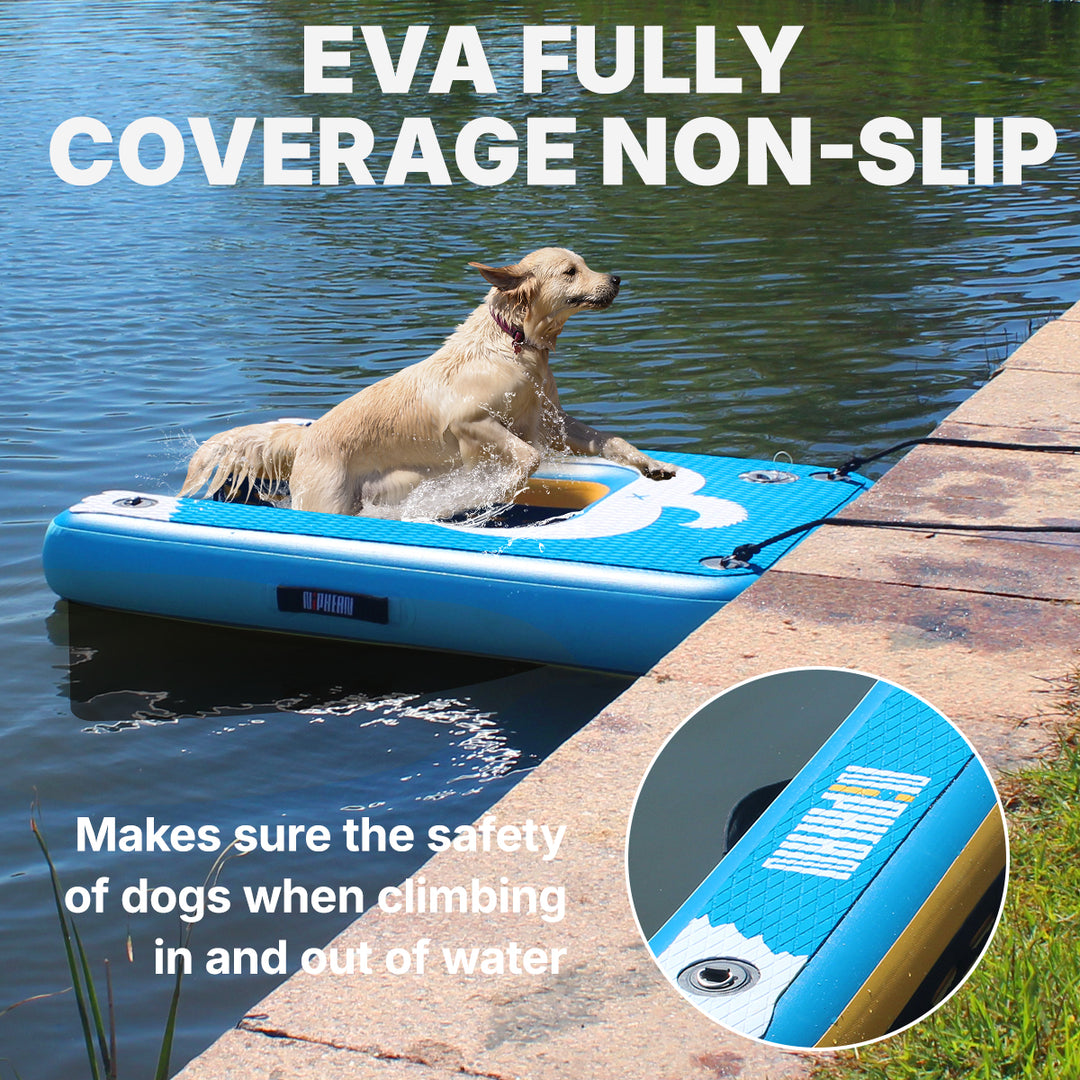 Niphean Inflatable Dog Boat Ramp