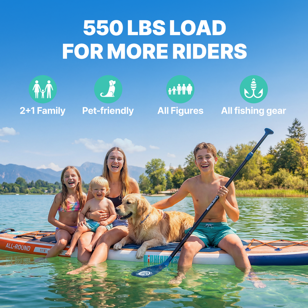 Niphean Pro All-Round 11'6" Inflatable Stand Up Paddle Board Set