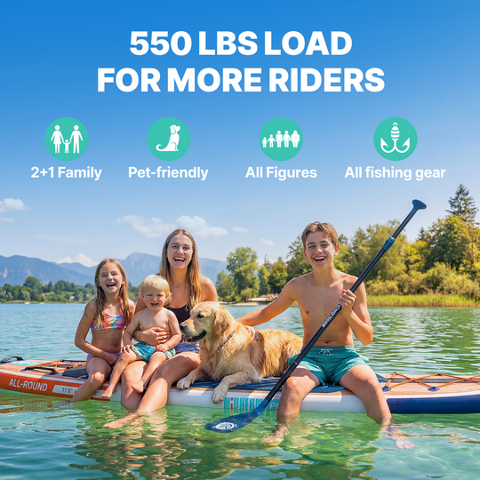 Niphean Pro All-Round 11'6" Inflatable Stand Up Paddle Board Set