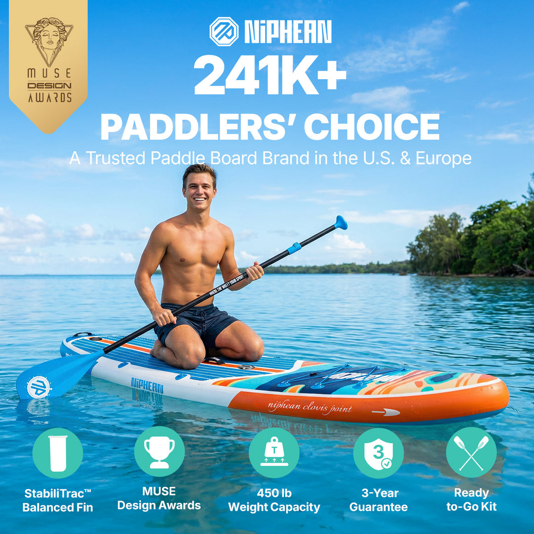 Niphean Classic All-Round 10'6" Inflatable Stand Up Paddle Board Set