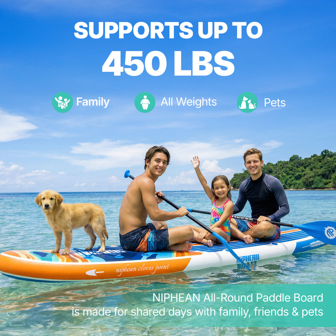 Niphean Classic All-Round 10'6" Inflatable Stand Up Paddle Board Set