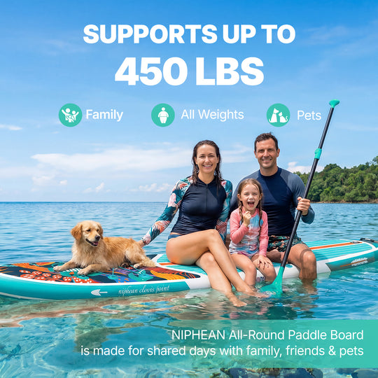 Niphean Classic All-Round 10'6" Inflatable Stand Up Paddle Board Set