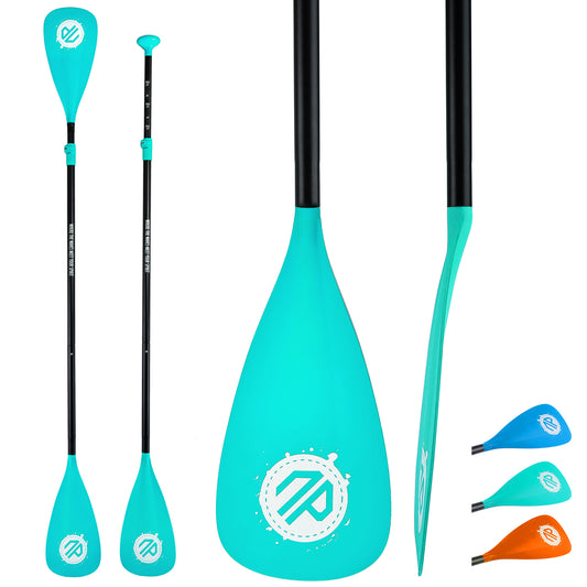Niphean Sup Paddle, 4-Piece Dual-Use Detachable Floating Paddle Board Paddles, 78’’-86’’ Adjustable Kayak Paddle, Durable Oars