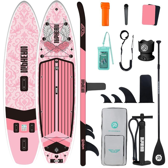 Niphean Halloween Limited Edition All-Round 11' Inflatable Stand Up Paddle Board Set - Rose Pink
