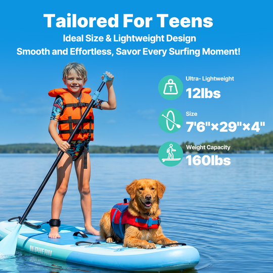 Niphean Classic All-Round 7'6" Inflatable Stand Up Paddle Board Set|20260305001.png|Recycled materials