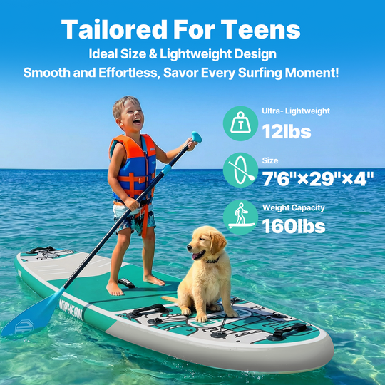 Niphean Classic All-Round 7'6" Inflatable Stand Up Paddle Board Set|20260305001.png|Recycled materials