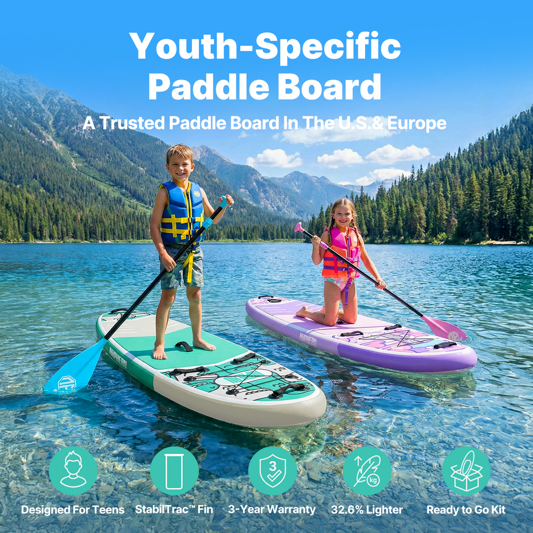 Niphean Classic All-Round 7'6" Inflatable Stand Up Paddle Board Set|20260305001.png|Recycled materials