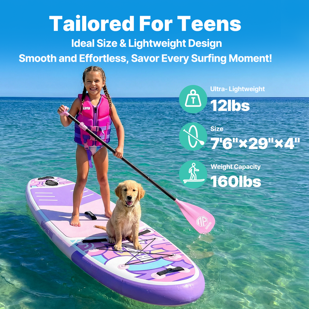Niphean Classic All-Round 7'6" Inflatable Stand Up Paddle Board Set|20260305001.png|Recycled materials