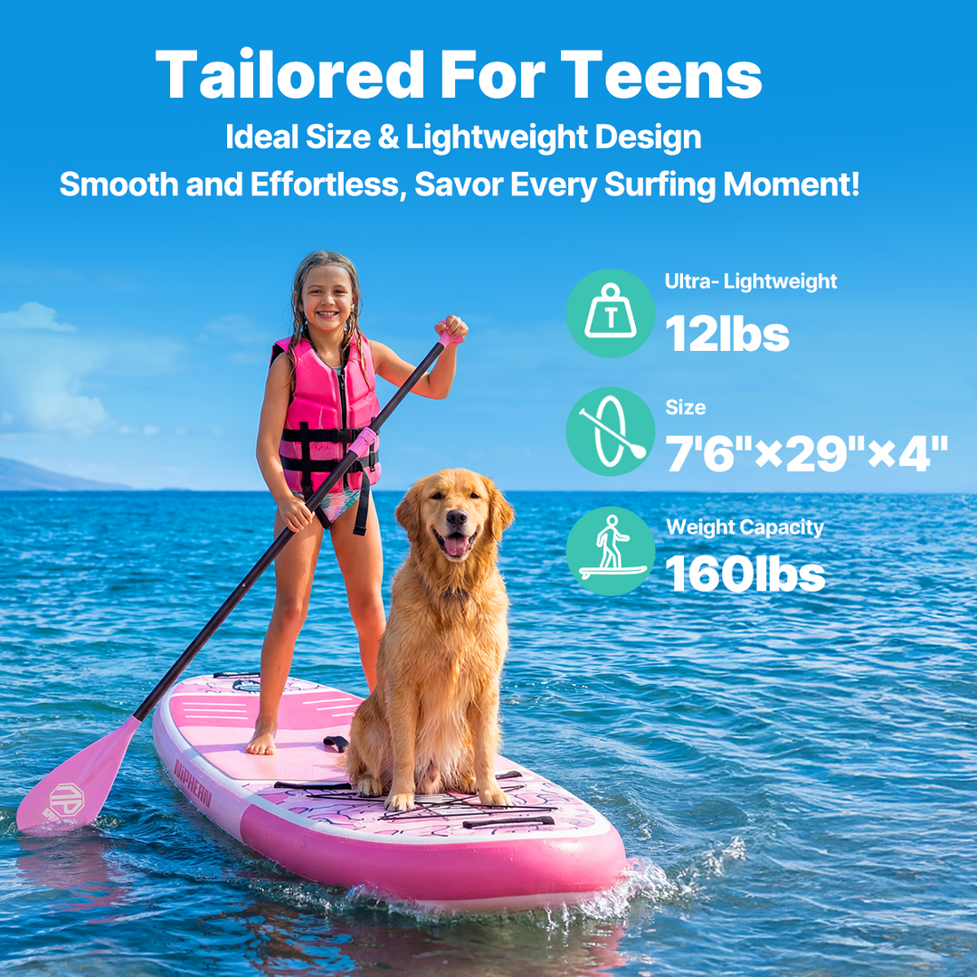Niphean Classic All-Round 7'6" Inflatable Stand Up Paddle Board Set|20260305001.png|Recycled materials