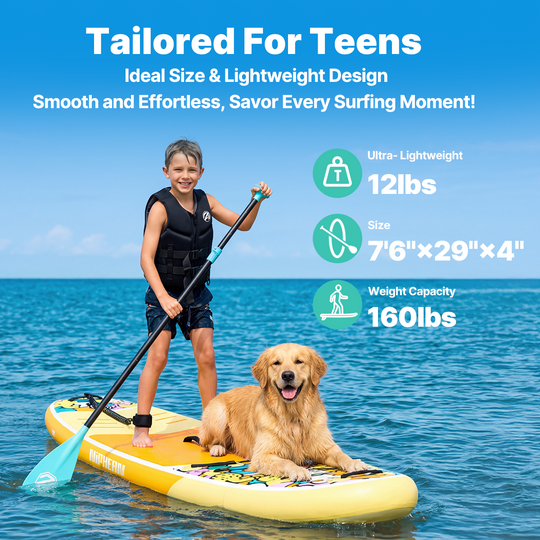 Niphean Classic All-Round 7'6" Inflatable Stand Up Paddle Board Set|20260305001.png|Recycled materials