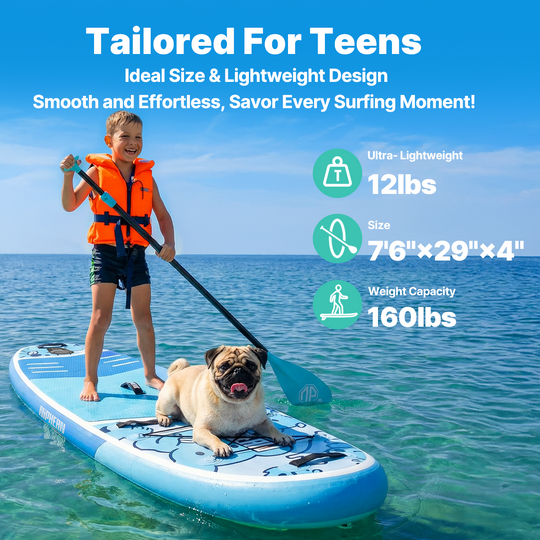 Niphean Classic All-Round 7'6" Inflatable Stand Up Paddle Board Set|20260305001.png|Recycled materials