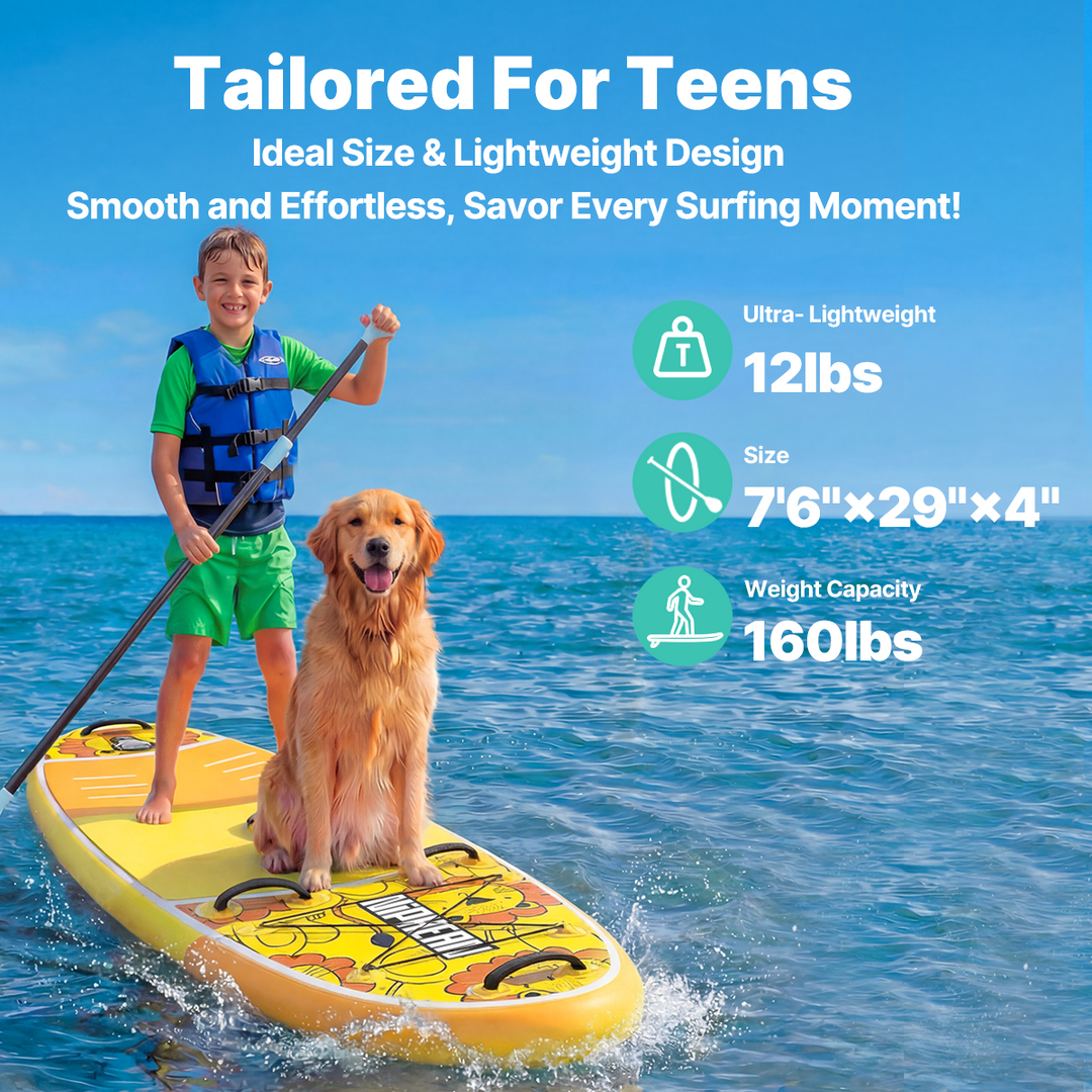 Niphean Classic All-Round 7'6" Inflatable Stand Up Paddle Board Set|20260305001.png|Recycled materials