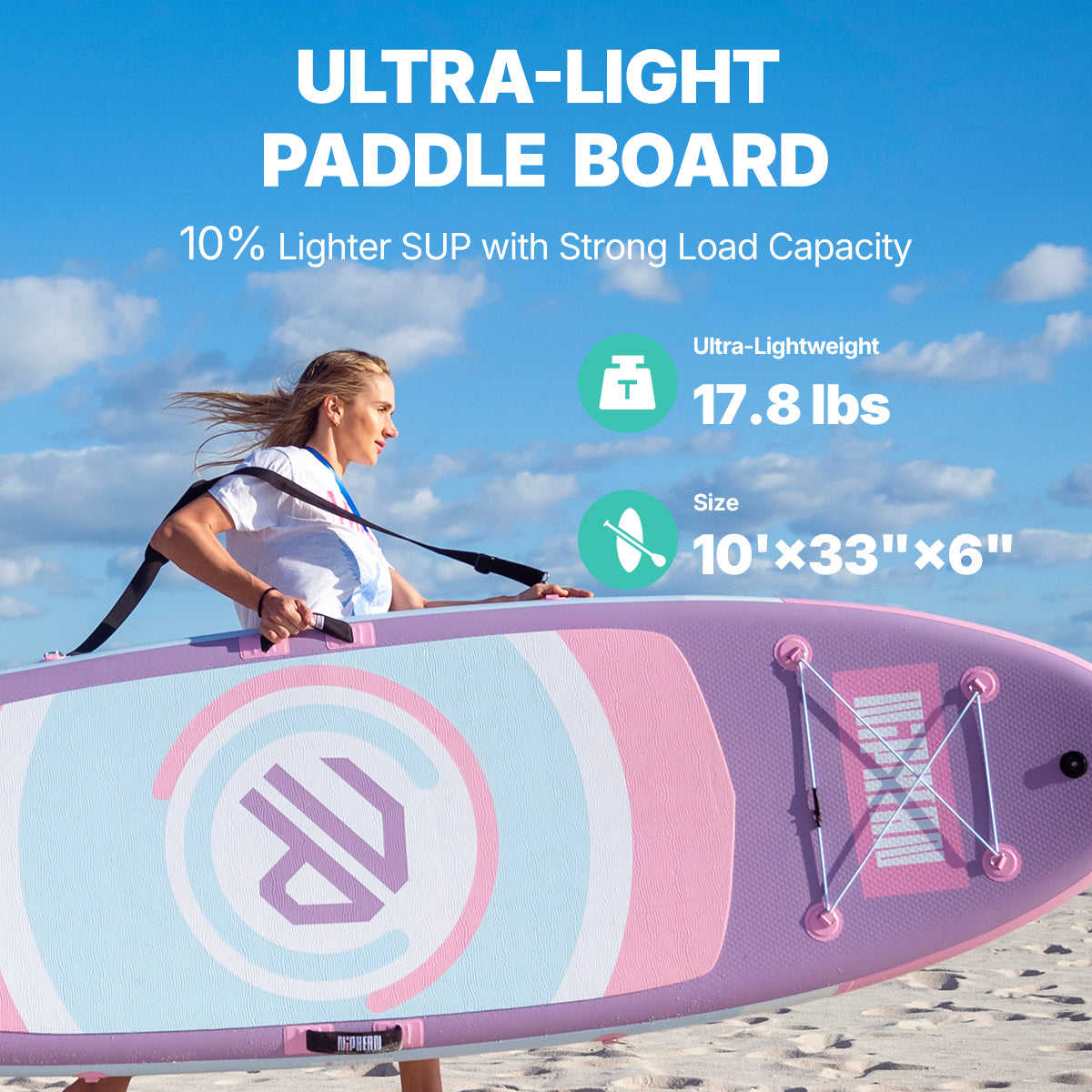 Dreamspace Inflatable Niphean Classic Dreamspace Series All-Round 10' Inflatable SUP ...