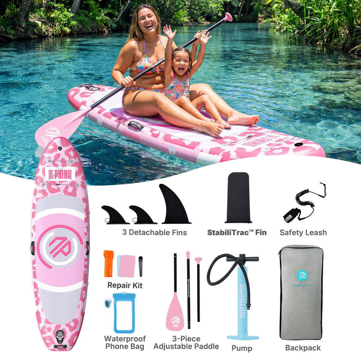 Dreamspace Inflatable Niphean Classic Dreamspace Series All-Round 10' Inflatable SUP ...