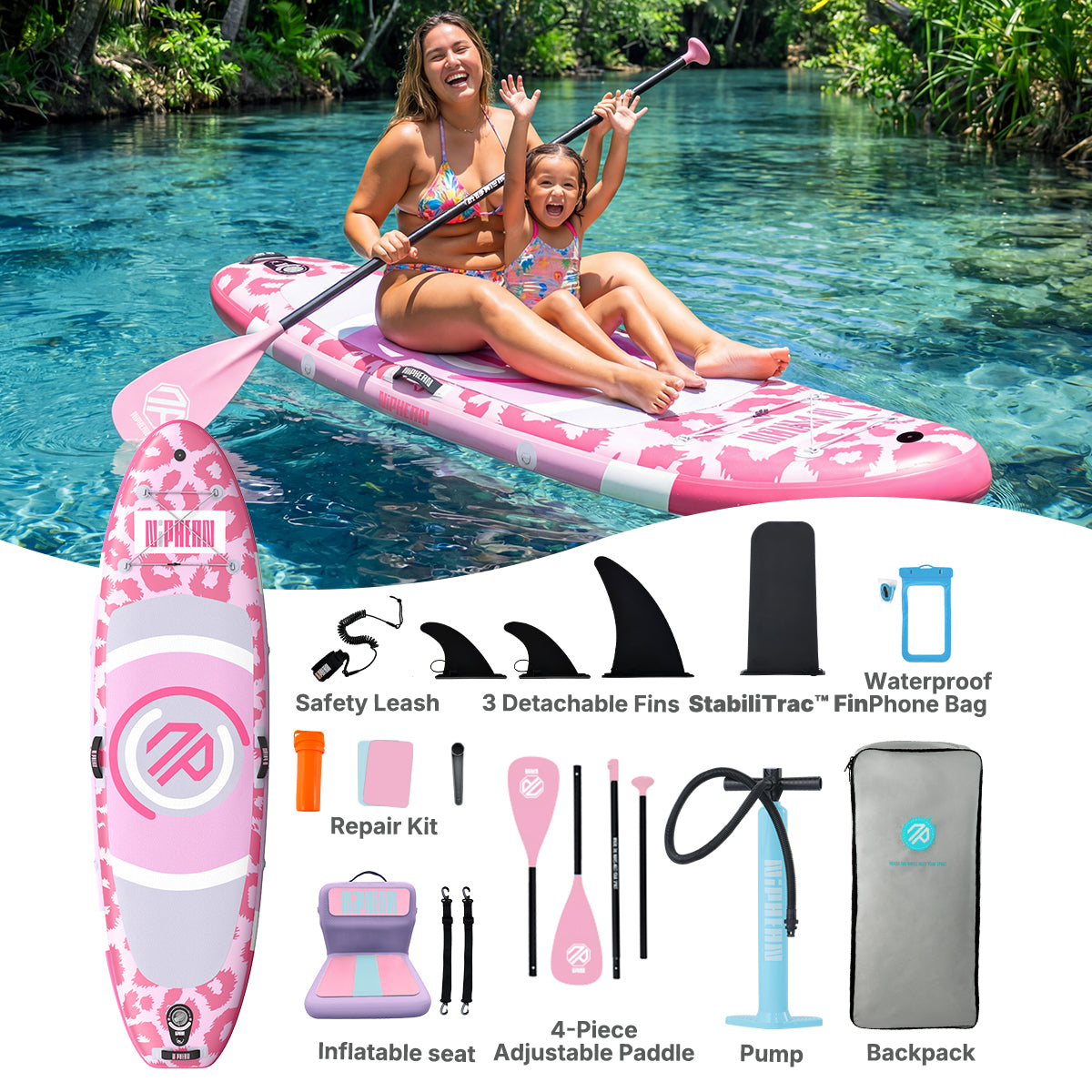 Dreamspace Inflatable Niphean Classic Dreamspace Series All-Round 10' Inflatable SUP ...