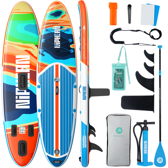 Niphean Classic Clovis Point Series All-Round 10'6" Inflatable Stand Up Paddle Board Set