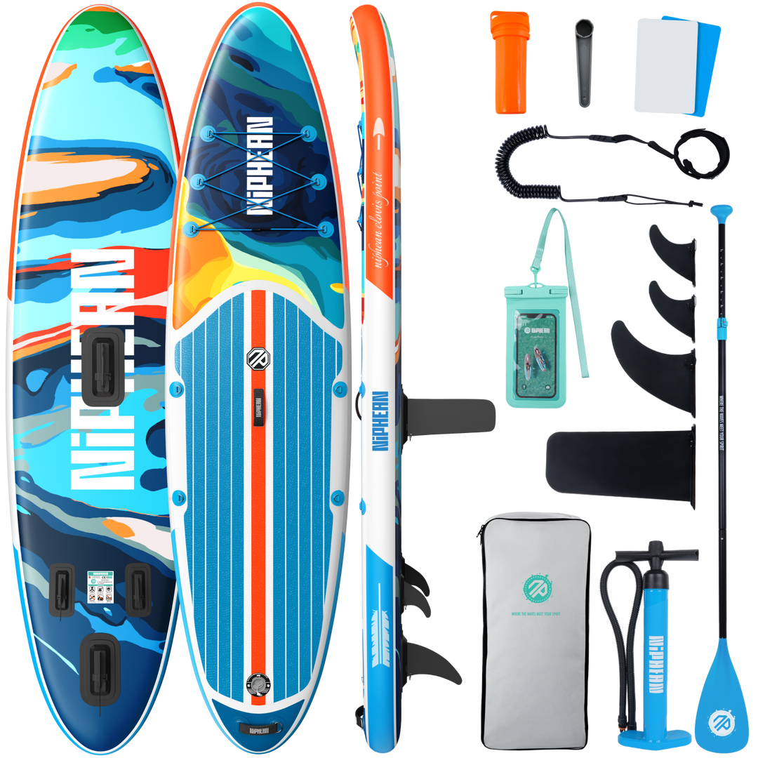 Niphean Classic Clovis Point Series All-Round 10'6" Inflatable Stand Up Paddle Board Set