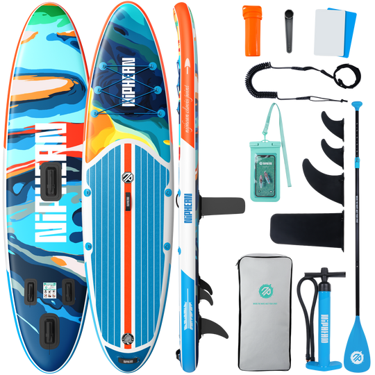 Niphean Classic Clovis Point Series All-Round 10'6" Inflatable Stand Up Paddle Board Set