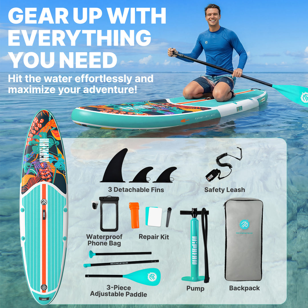 Niphean Classic All-Round 10'6" Inflatable Stand Up Paddle Board Set|20260305001.png|Recycled materials