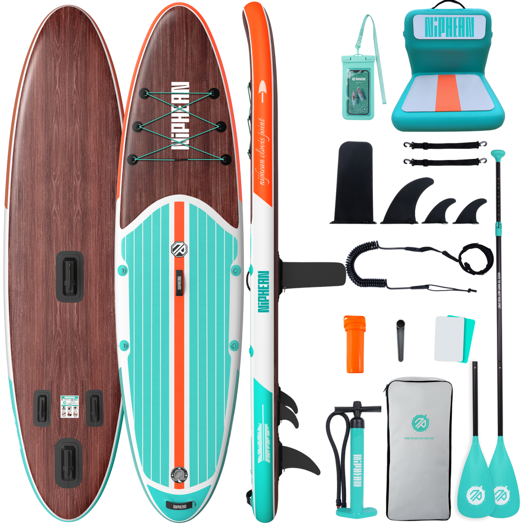 Niphean Classic Clovis Point Series All-Round 10'6" Inflatable Stand Up Paddle Board Set