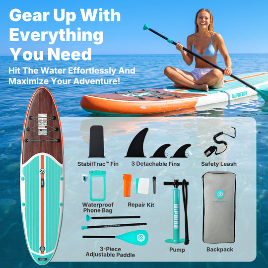 Niphean Classic All-Round 10'6" Inflatable Stand Up Paddle Board Set