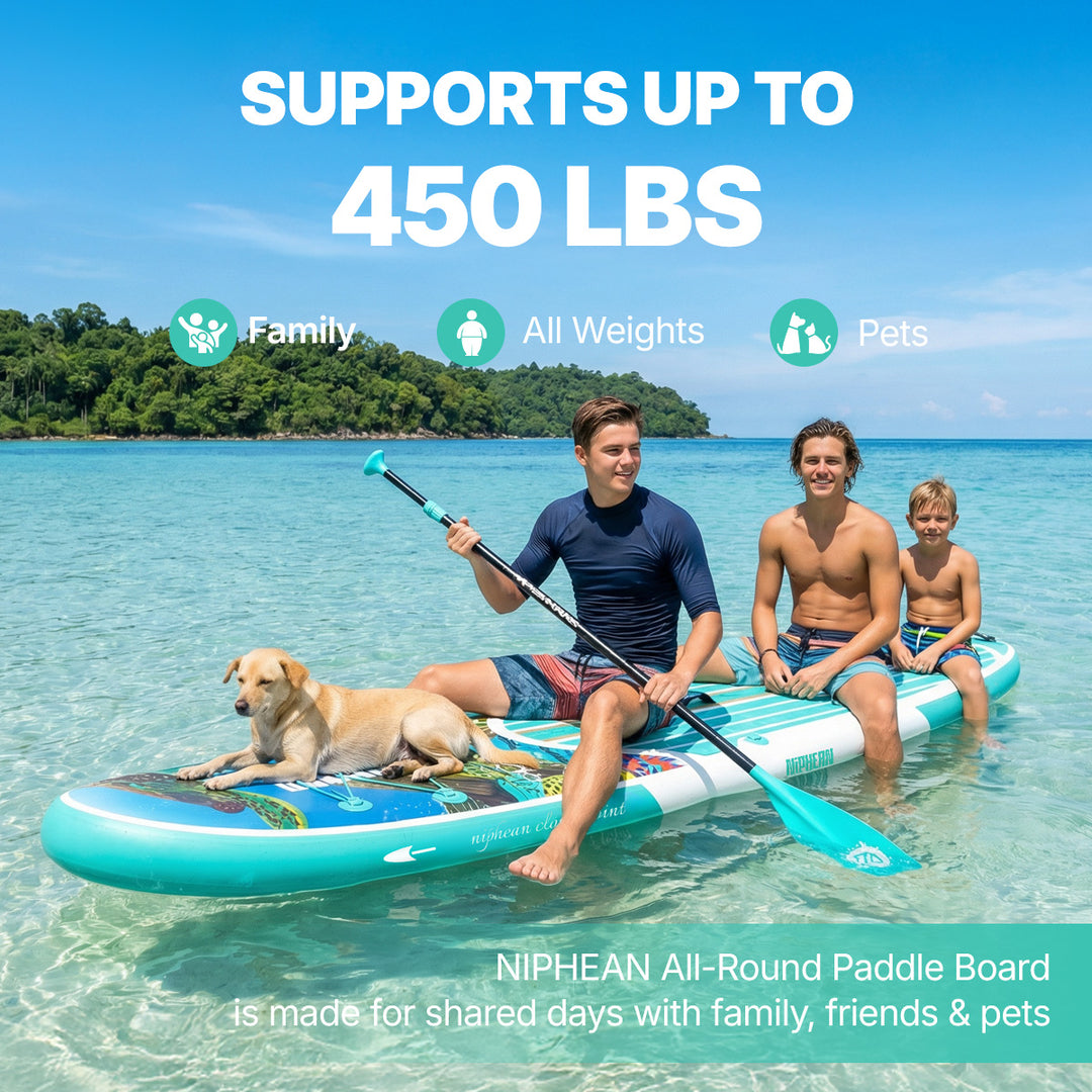 Niphean Classic Clovis Point Series All-Round 10'6" Inflatable Stand Up Paddle Board Set